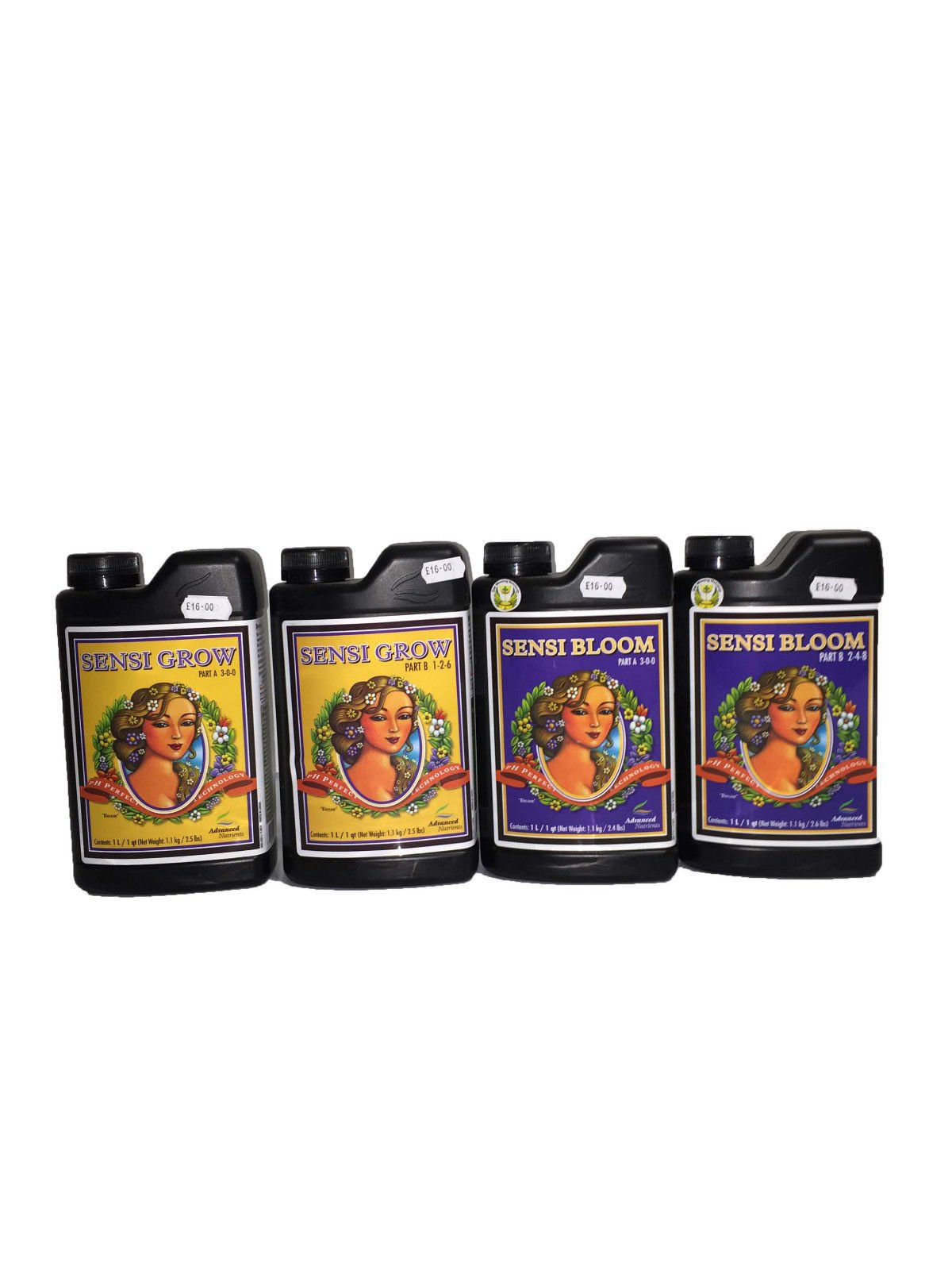 Advanced Nutrients pH Perfect Sensi Grow Bloom 1 Litre 1L A+B Set Hydroponics