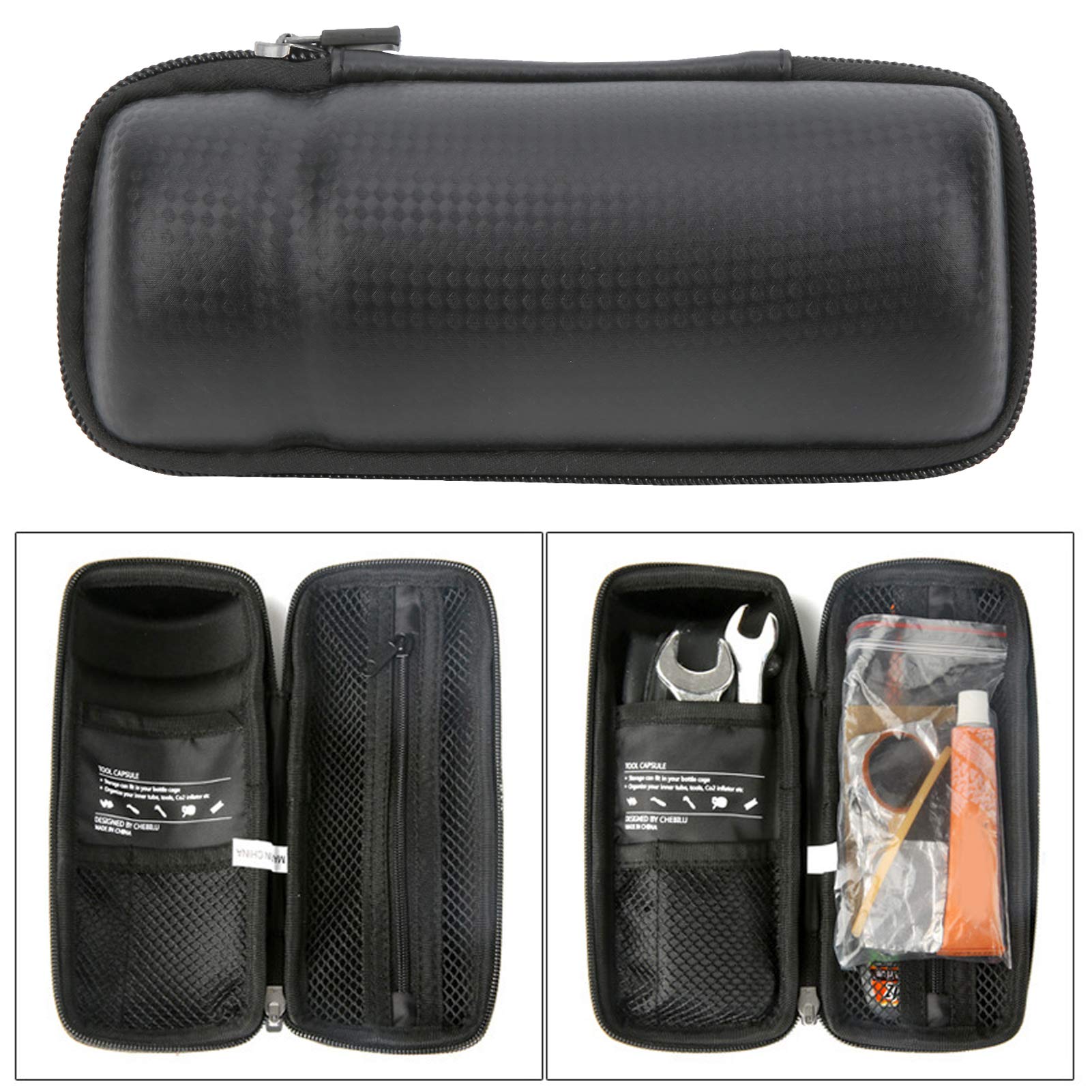 VGEBY Borsa Rigida per Bici, Borsa per Mountain Bike Borsa Portatile Impermeabile per Telaio Portaborraccia per Bici Borsa Rigida per Attrezzi di Riparazione deposito portabiciclette