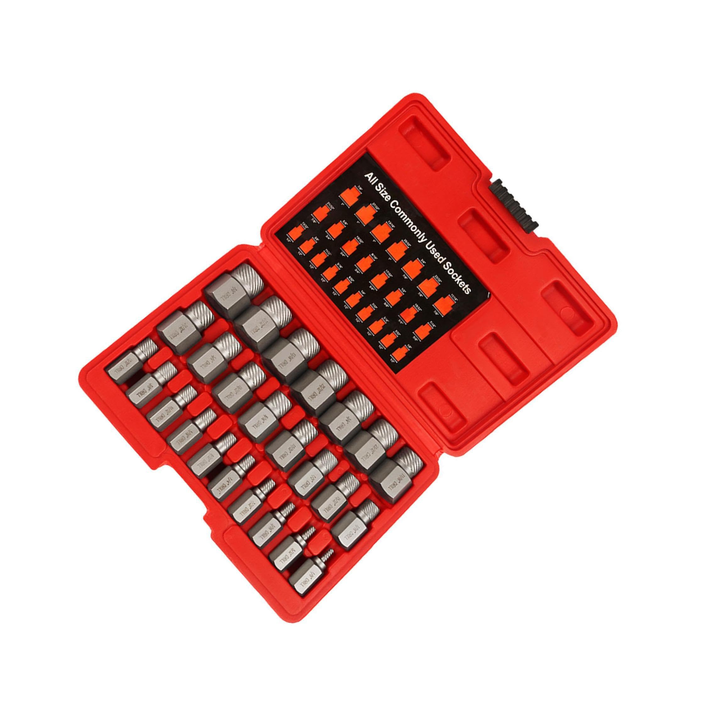 Cydzsra Alloy Steel Bolt Remover Tool Designed To Efficiently Extract Damaged Fittings And Streamline Repairs Damaged Screws Extractor Set Fittings Accessory