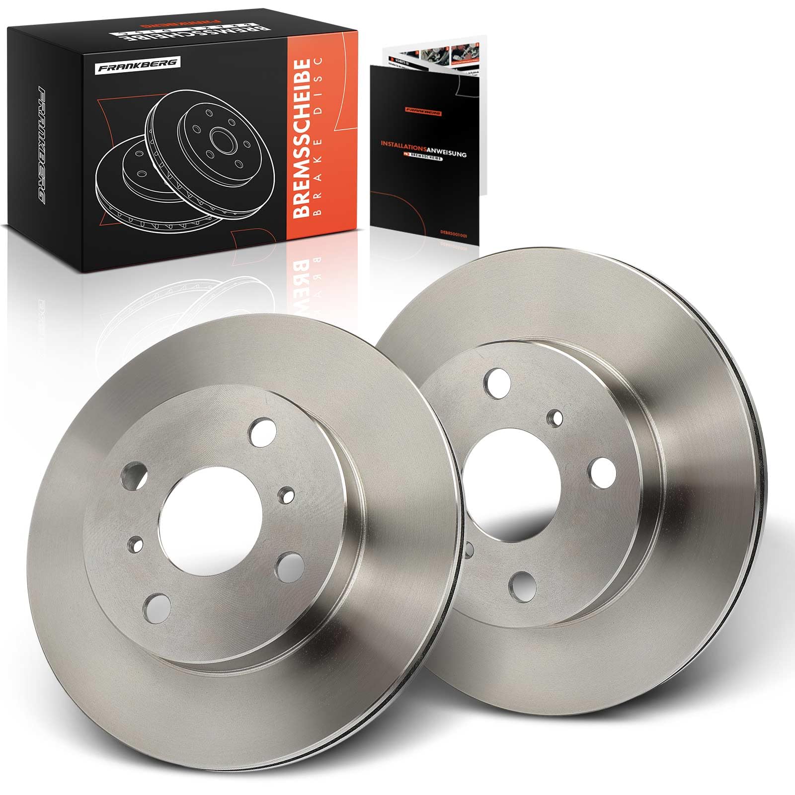 Frankberg 2 dischi freno anteriori ventilati Ø235mm 4351252020 435120D010 | Compatibile con: Yaris P1