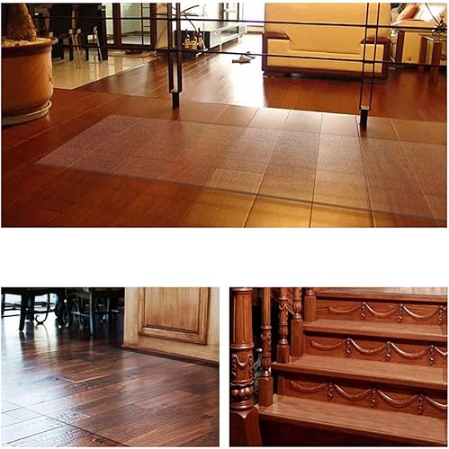 Miniatura 6 de Alfombras de área de 4.3 x 10.8 pies, protector de piso de plástico de vinilo transparente, grosor de 0.059 in0.06 pulgadas, alfombrilla