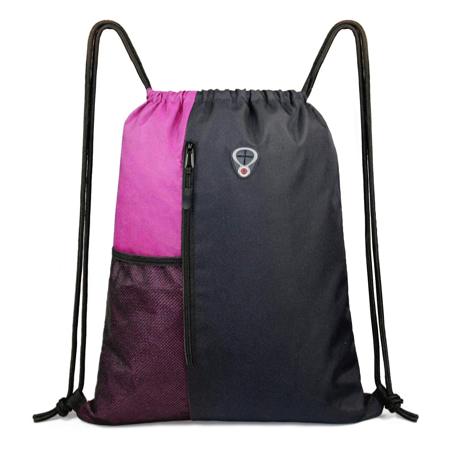 ELECDON Drawstring Sackpack Bag, Gymsack Bag with Pocket Gym Sports Bag Outdoor Exercise Running Swimming Backpack Unisex