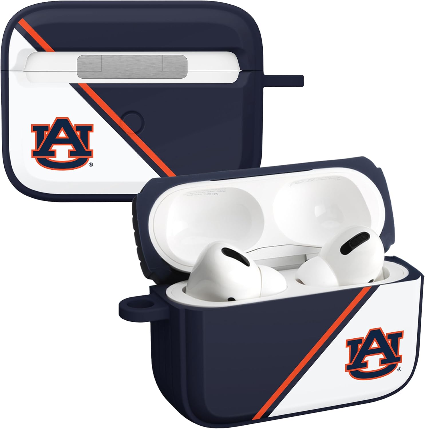 Affinity Bands Auburn Tigers HDX Case Cover Compatible with Apple AirPods Pro 1 & 2 (Classic)