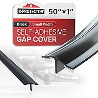 Vista 1 de Cubierta de Silicona para Huecos de Estufa X-Protector – Protector de 50" x 1" Entre Estufa y Mostrador – Relleno Autoadhesivo Premium para Huecos