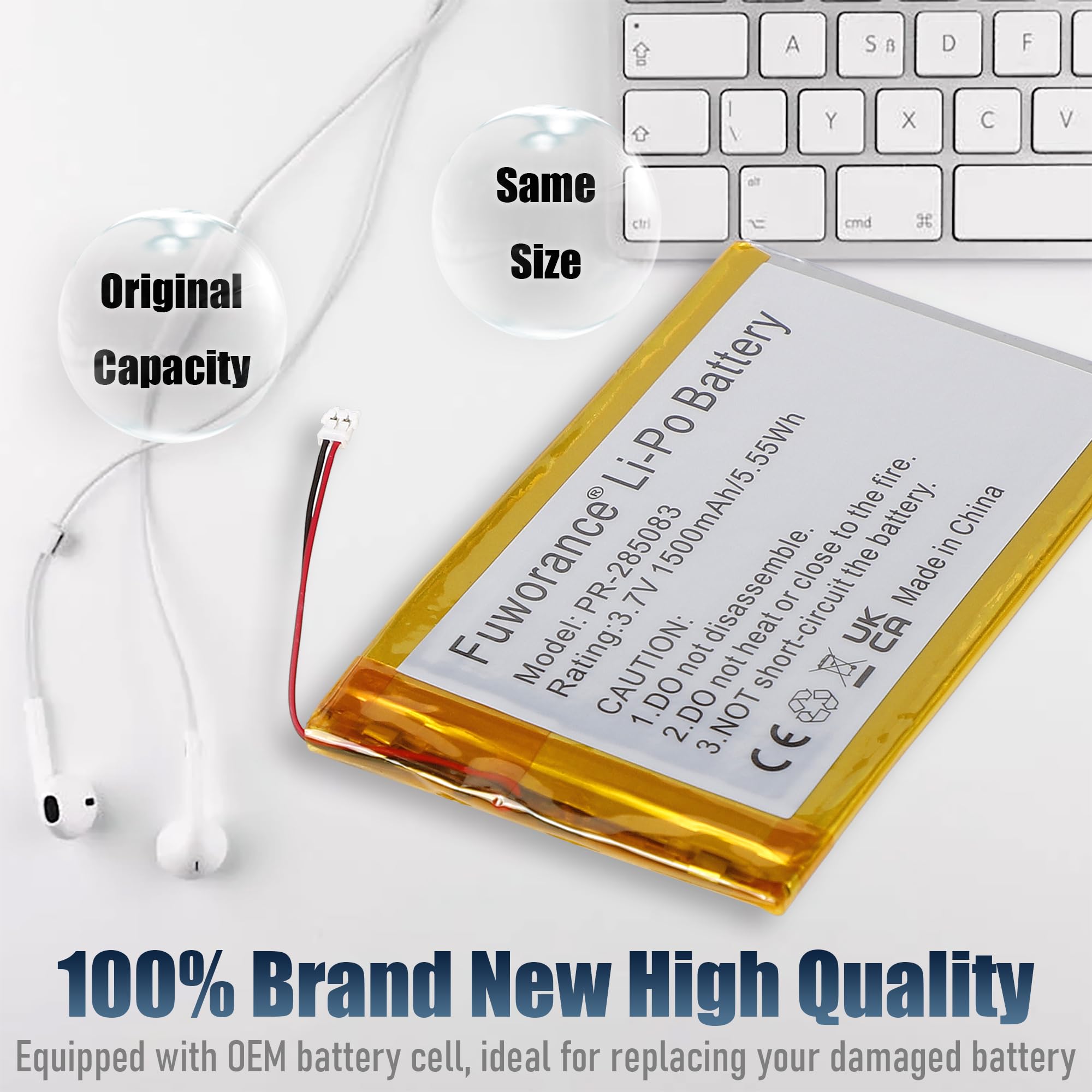 3,7V Akku Li-Polymer für Kobo Aura Glo HD H2O
