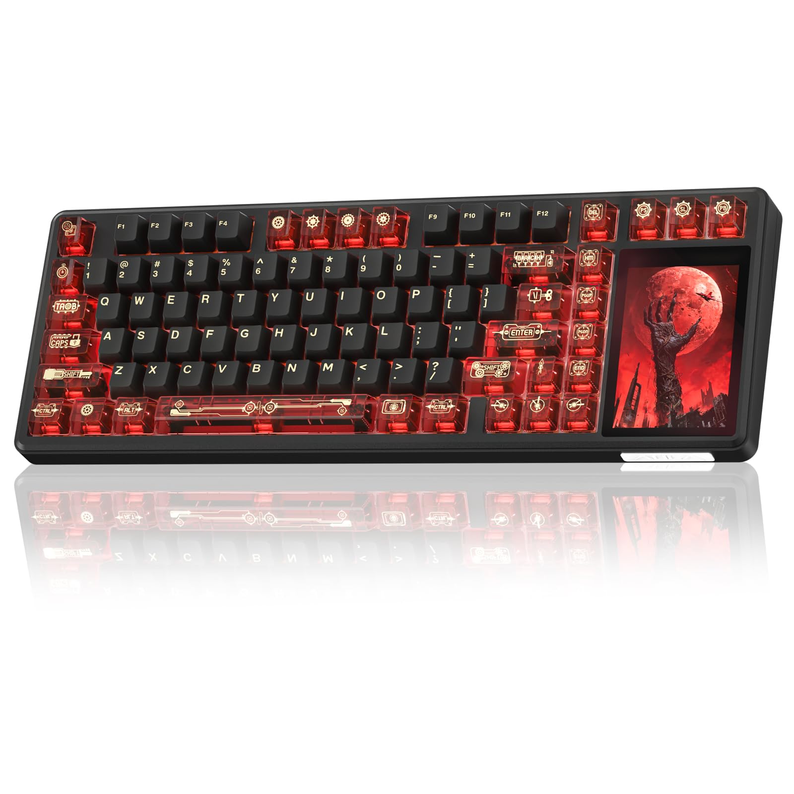 AULA L99 メカニカルキーボード 本体 Amazon.com: Aula L99 Wireless Mechanical Gaming Creamy Keyboard