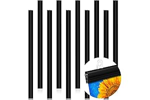 48 Inch Black Poster Rail - 10 Pack