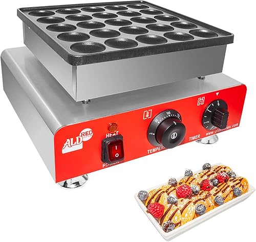 ALDKitchen Mini fabricante de panqueques holandés  Máquina para hacer panqueques  110 V (50 panqueques)