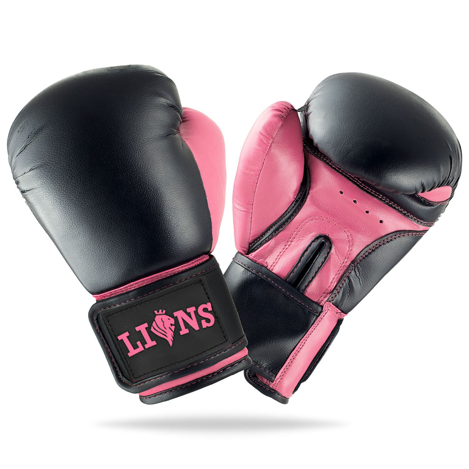 FAIRWAYUK Adult Injection Pink Boxing Gloves, Womens Mma Sparring Martial Arts Punch Bag Training Fight Mitts - Image 2