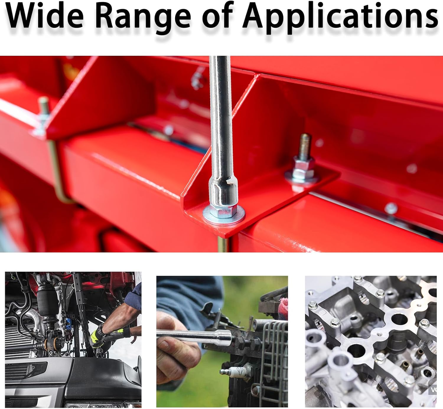 2Pcs 8mm Socket Wrench Screwdriver, Hexagon Nut Driver with Steel Cushion Grip for Easy Hand-Making and Repair Projects