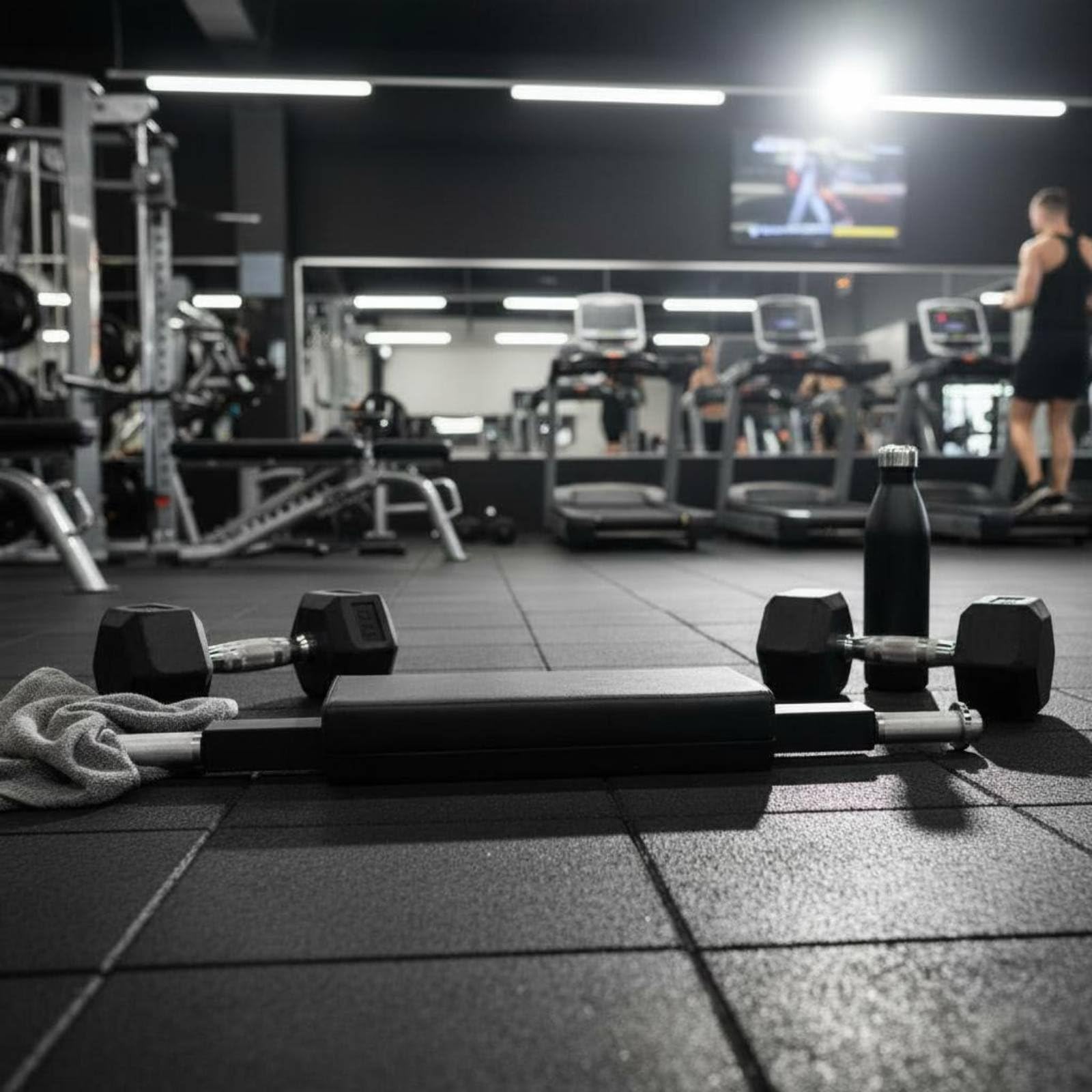 MERIGLARE Bar Barbell Polster Hüftauflage Fitness Zubehör mit Stabiler PU Schaum Dichte für Gleichmäßige Druckverteilung Und Sicheren Halt für Kraftsport