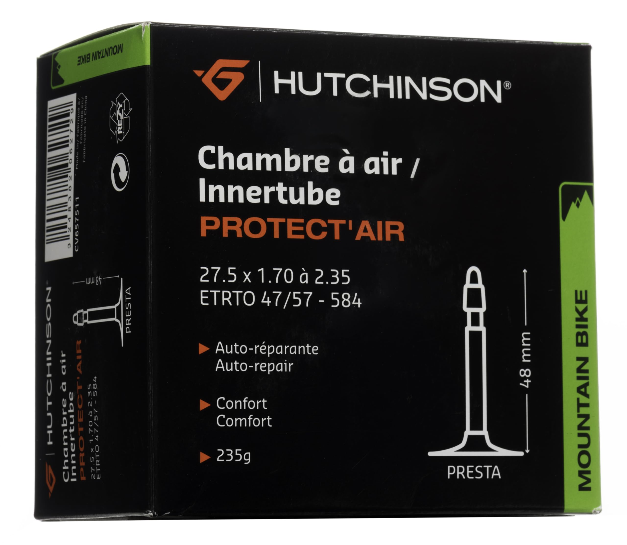 Hutchinson CV657511 Reference MTB Protect Air Inner tube with Presta/48 mm