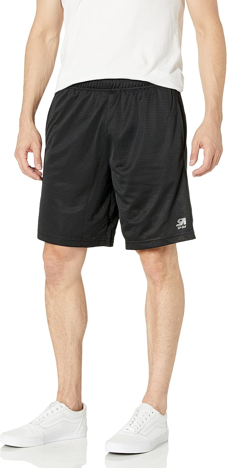 Southpole Mens Quick Dry Inseam 9" Mesh Shorts, Breathable, Lightweight