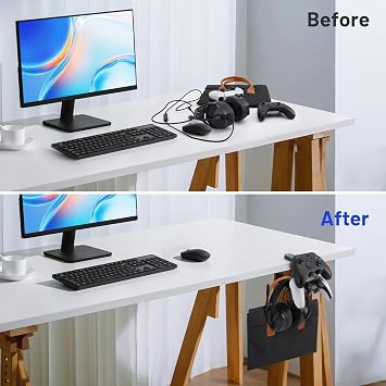 Table Mounted Regulator Holder for Microcase 2in1 Headphones and Gaming Arms - AL5049