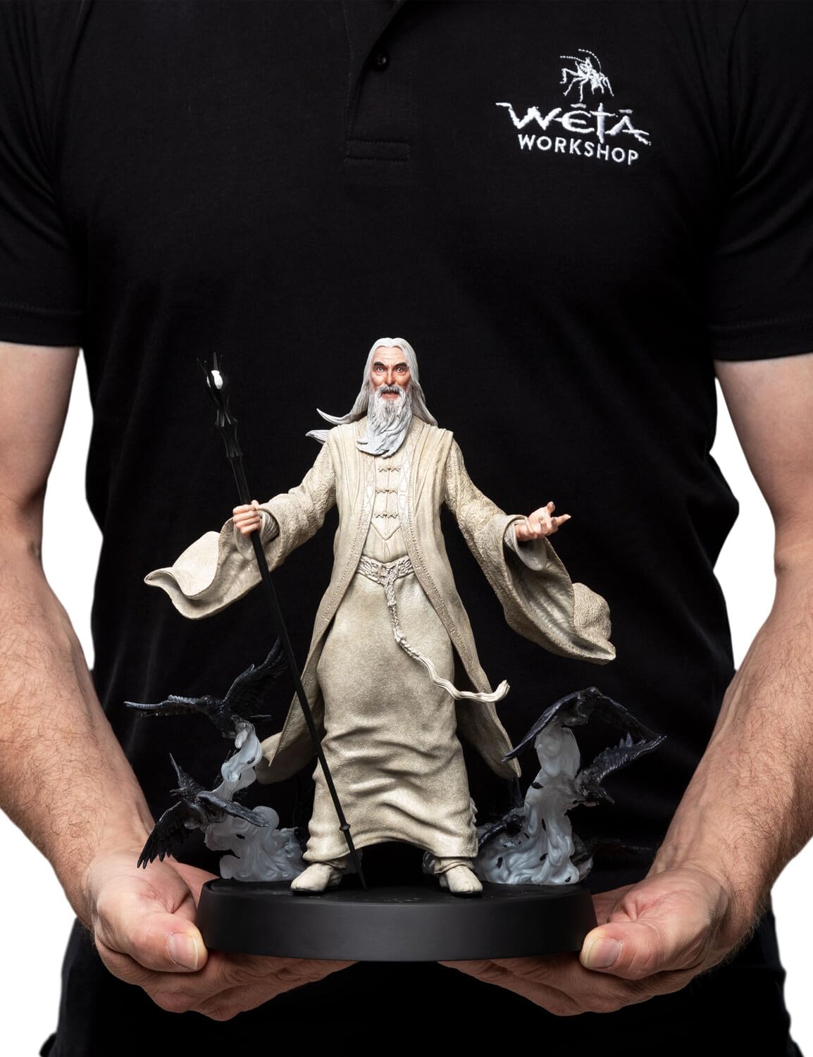 Weta Workshop Der Herr der Ringe Figures of Fandom PVC Statue Saruman the White 26 cm