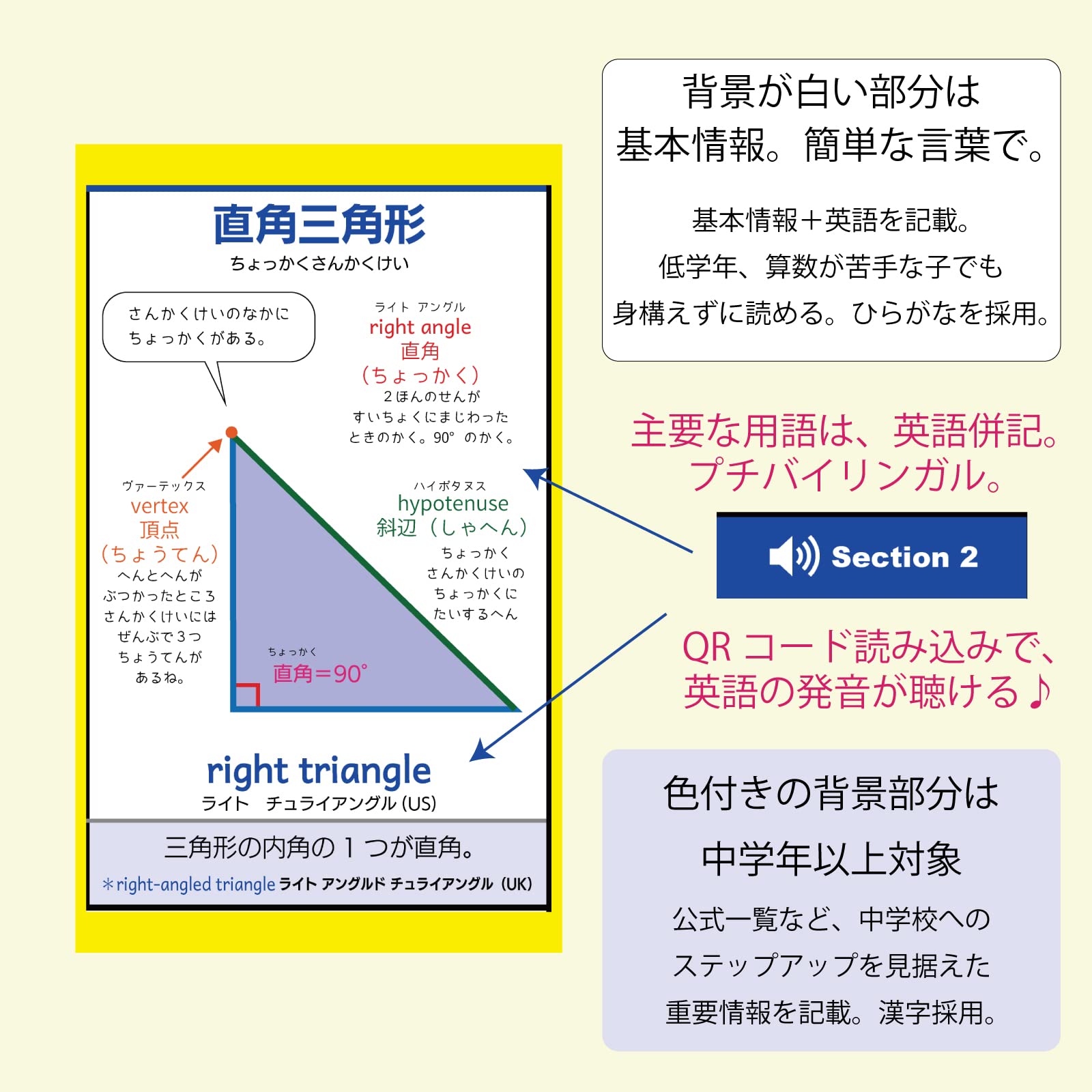 Amazon.co.jp: LearnEASY 平面図形の種類と公式 お風呂ポスター 英語