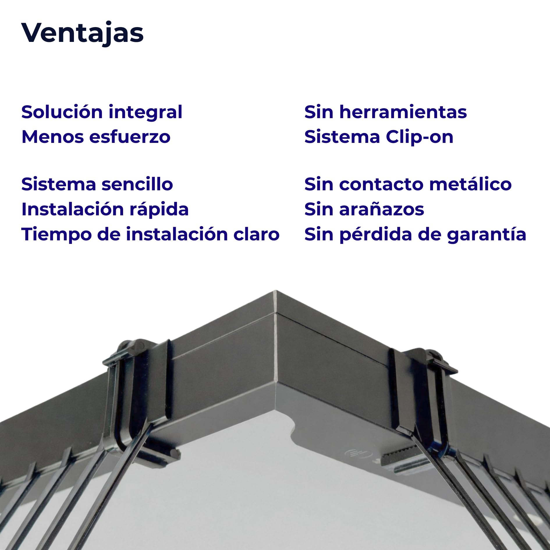 Repelente de Aves 40 m – C-Clip 30 mm – Extra Hoch 200 mm, Perimeter Segment Resistente a los Rayos UV para instalaciones solares