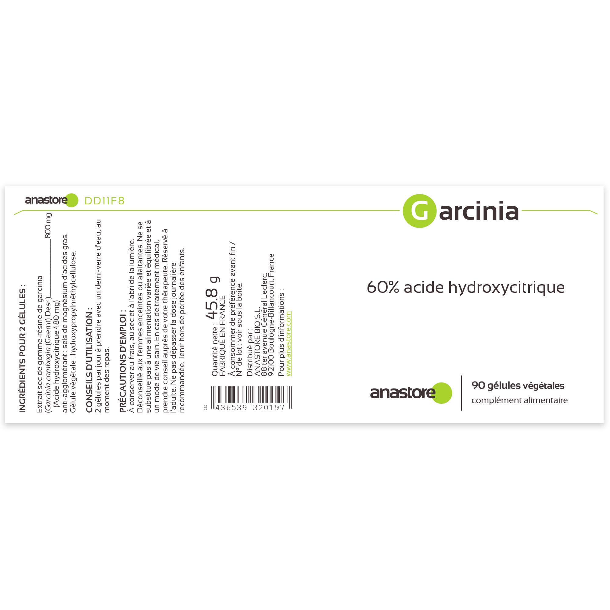 Garcinia Cambogia 400 mg 360 cápsulas Oferta 3+1 Gratis Cardiovascular Peso Adelgazamiento Corta-hambre