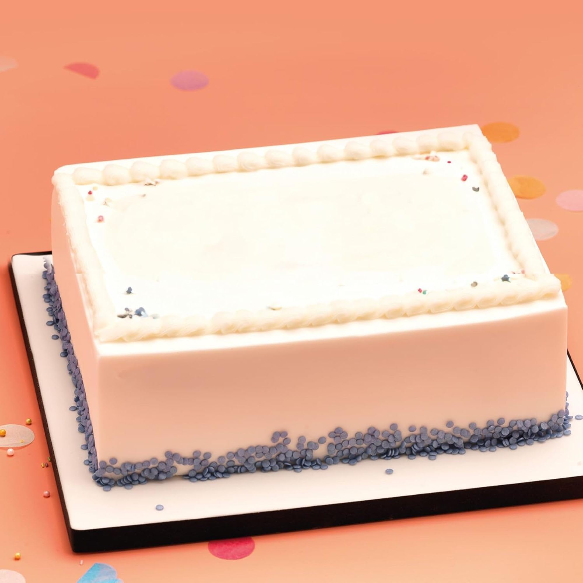Culpitt 12'' X 9'' Cake Board & White Cake Box Combo, Oblong Silver Fern Cake Drum With Matching Box, 0.5'' (13mm) Thick, Rectangular Cake Transport, 304 X 228mm - Single Pack — view 9