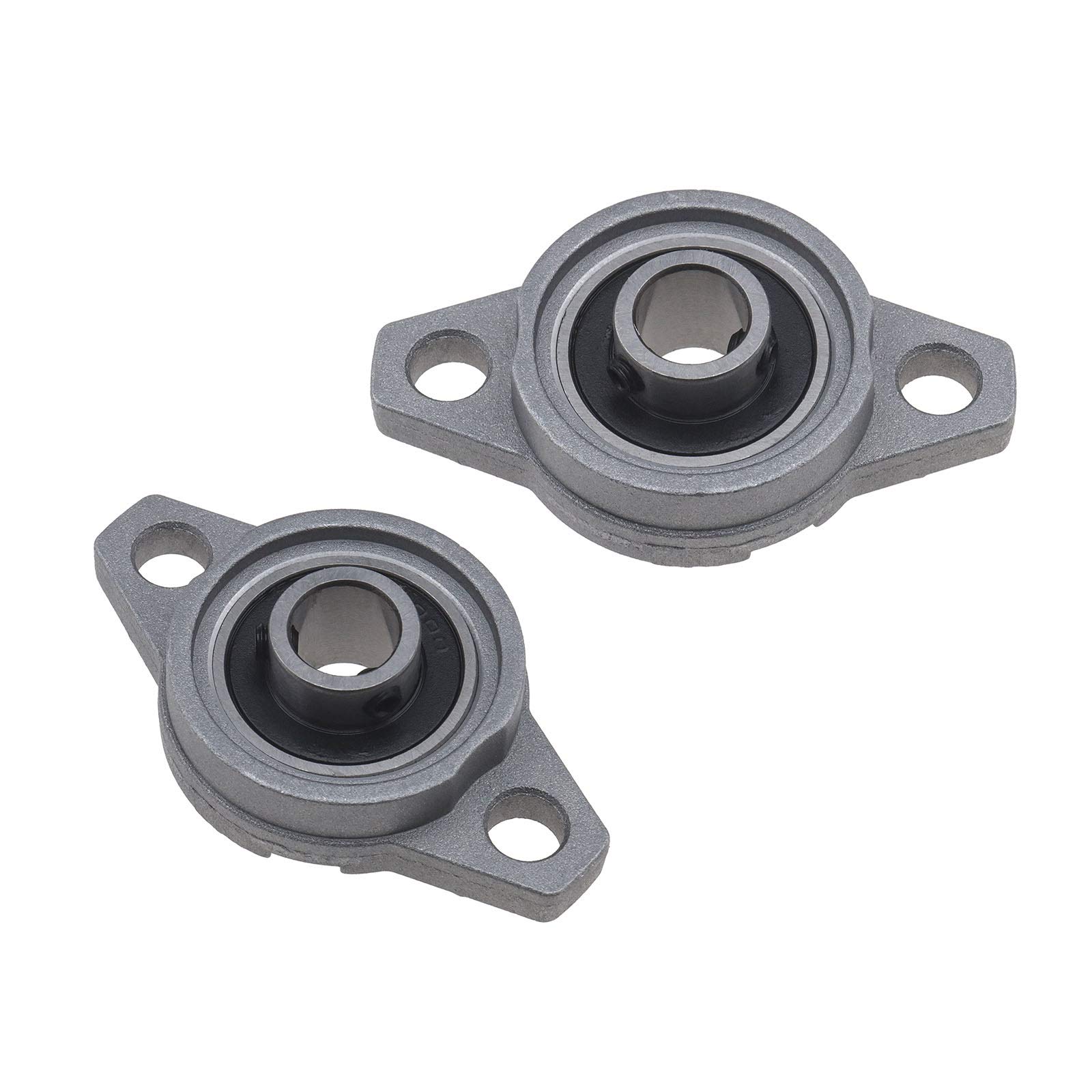 Lot De 2 Paliers à Bride KFL000 - Diamètre Intérieur 10 Mm - Roulement à Billes Pour Imprimante 3D Et Machines