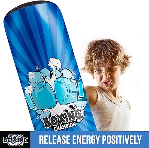 Miniatura 2 de Punching Bag for Kids 8-12 - Punching Bag for Kids,  Blow Up Boxing Bag, Fun Punch, Toy & Gifts for Boys and Girls, Fun Active Game Birthday Gift