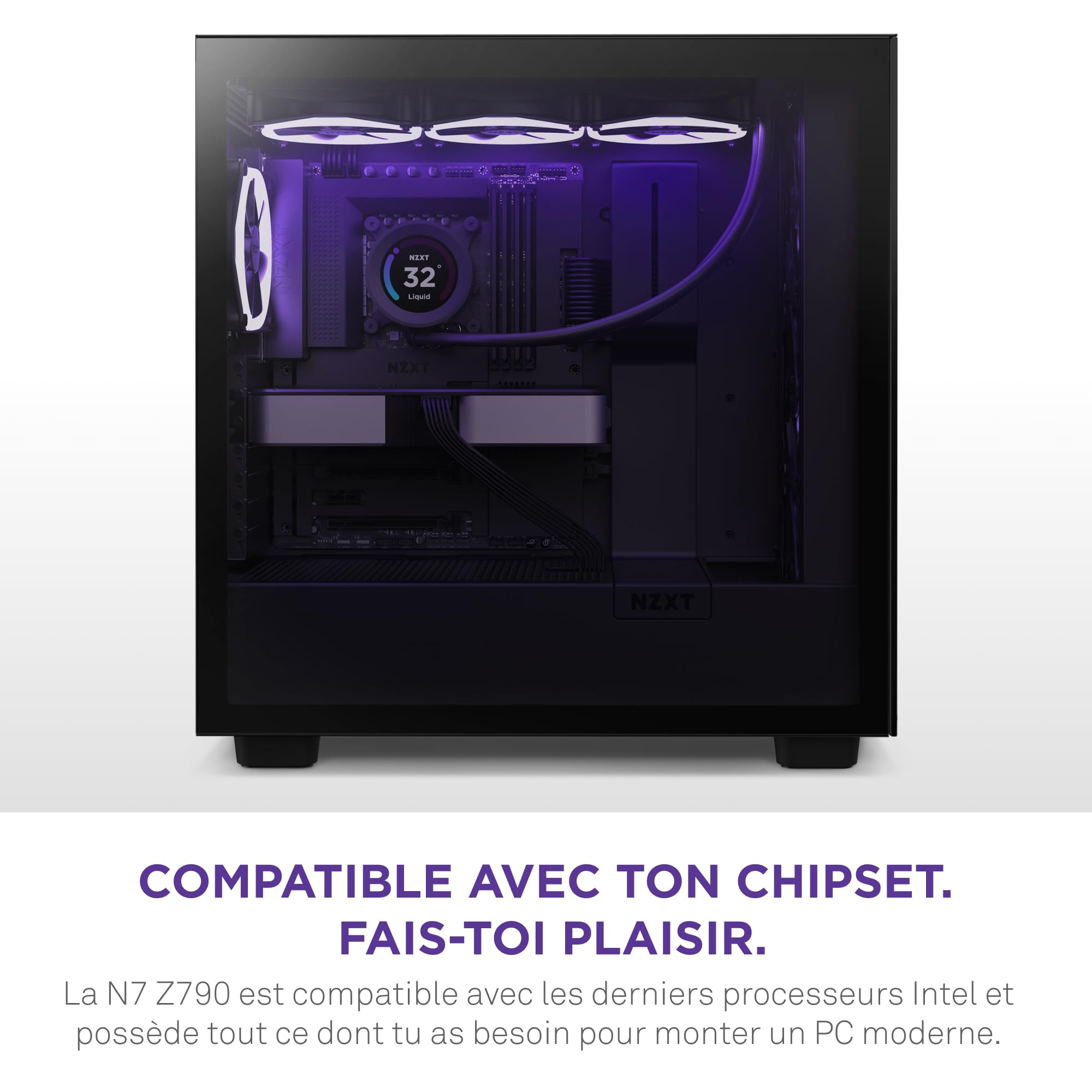NZXT N7 Z790 ATX Motherboard - Intel Z790, WiFi 6E, Bluetooth
