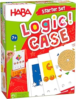 HABA Logic! CASE Starter Set - Brain Building Puzzles for Ages 7+