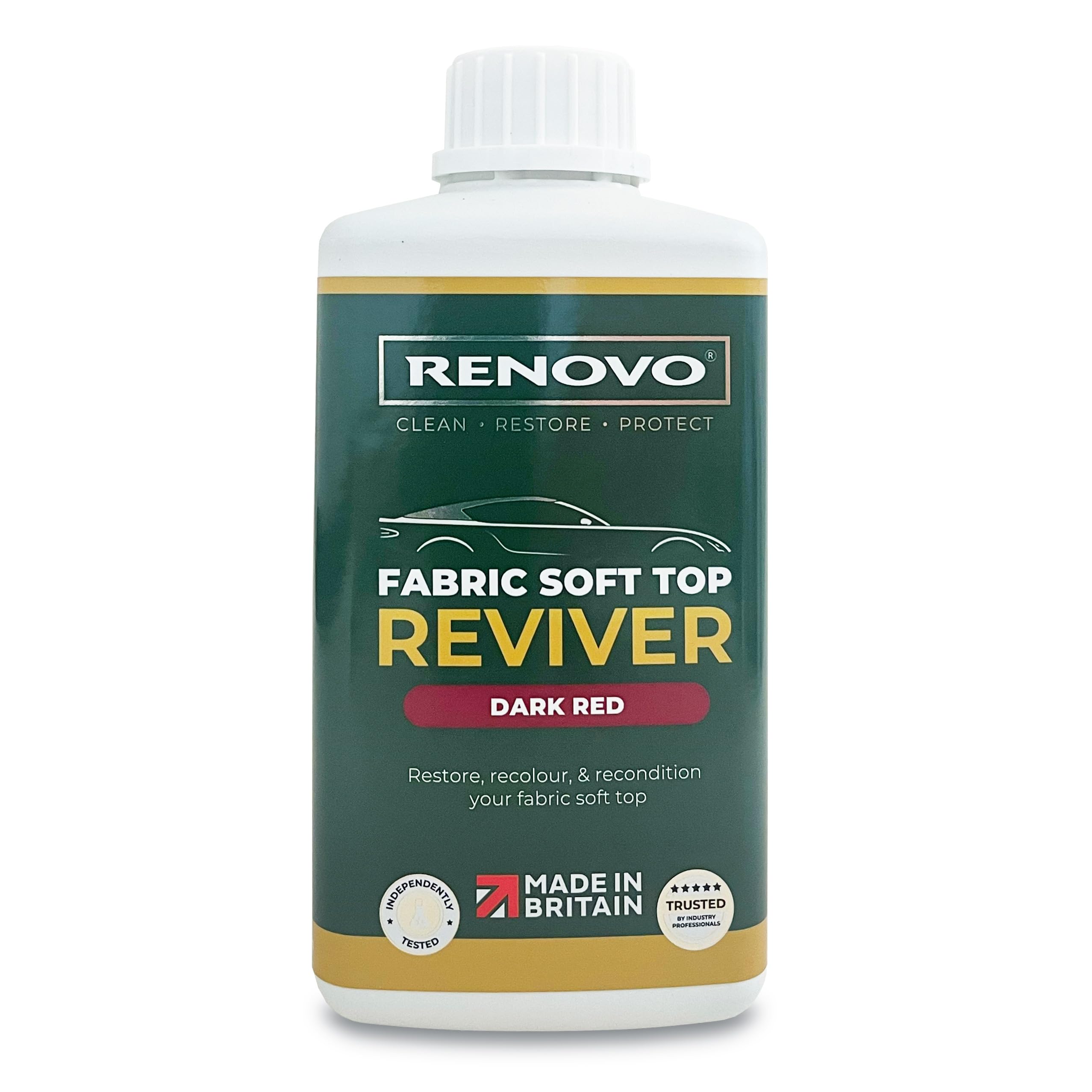 Renovo International Soft Top Reviver, Dark Red, 500 ml