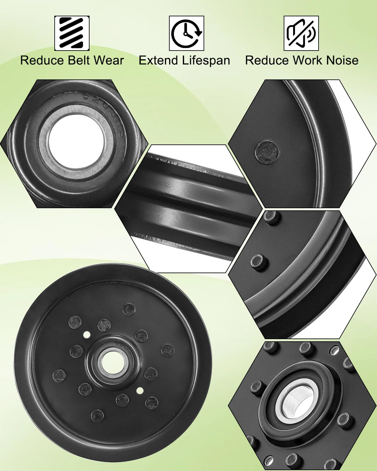 John Deere AM124055 Transmission Idler Pulley GT 225 235 235 E 245 GX - Foto 2