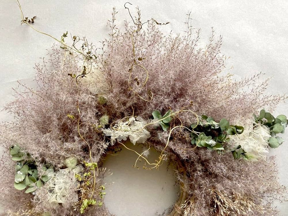 フラワー・リース saki アジサイの三日月リース | Amber Flowers