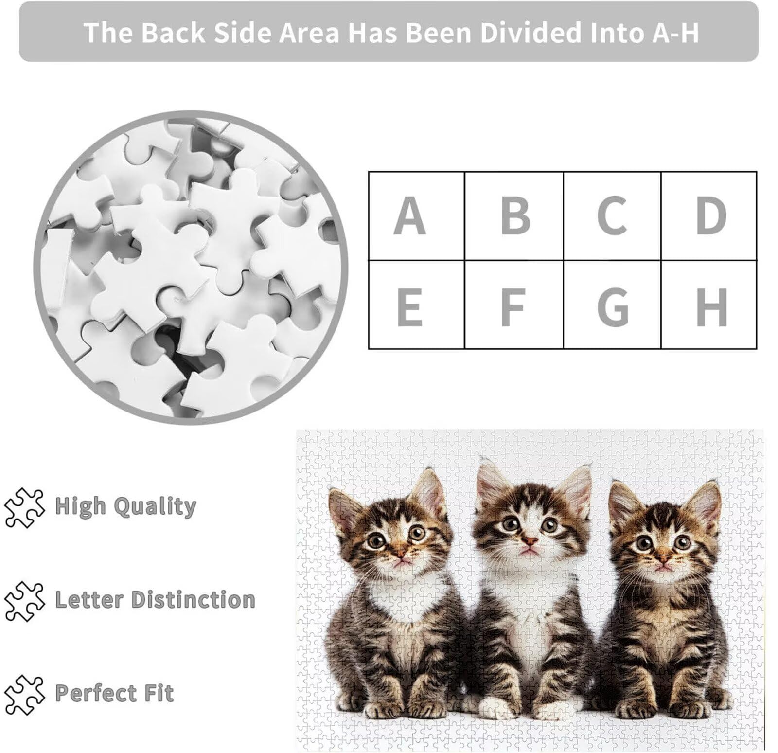 Puzzle Personnalisé Photo 1000/1500/3000/5000 Pièces, Puzzle Personnalisable avec Votre Propre Photo et Text pour Adults Enfants, Cadeau pour Vacances Anniversaire Mariage (Horizontal/Vertical) C-3888