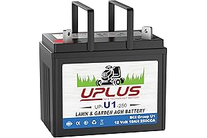 UPLUS U1 John Deere Lawn Mower Battery - 12V Long Life Battery