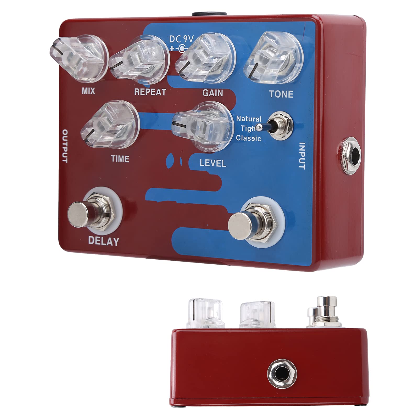CP-68 Pedał Efektów Gitarowych Distortion Delay z Modułem Natural Chorus, dla Entuzjastów Gitary, Odporny na Zużycie