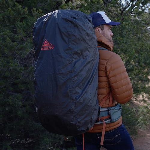 Miniatura 9 de Kelty Funda de lluvia para mochila, cubierta a prueba de agua para senderismo y mochilero, 30 a 105 litros, cincha elástica, bolsillo integrado para