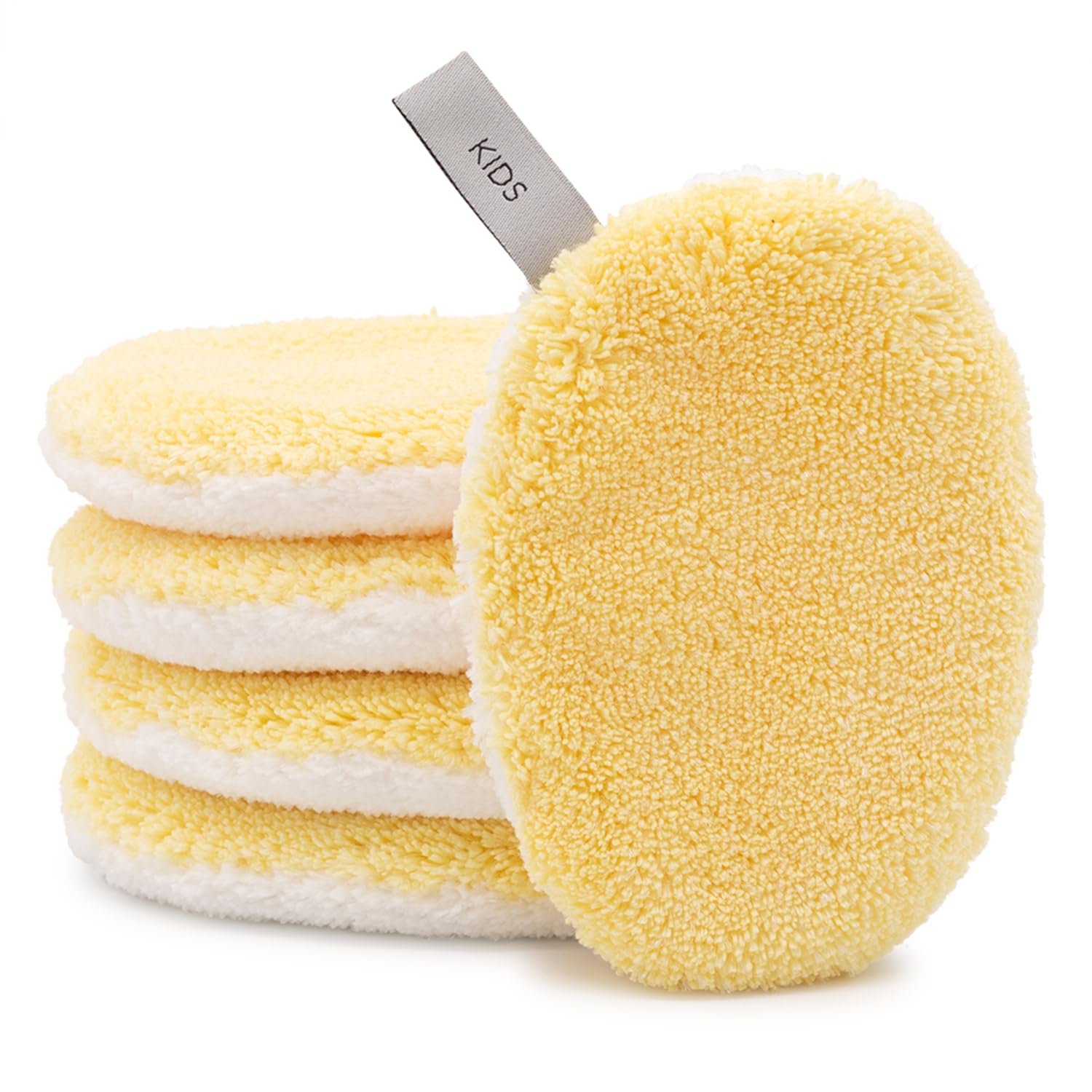 Waschpads für Babys & Kinder 2er-Set Pastel Yellow