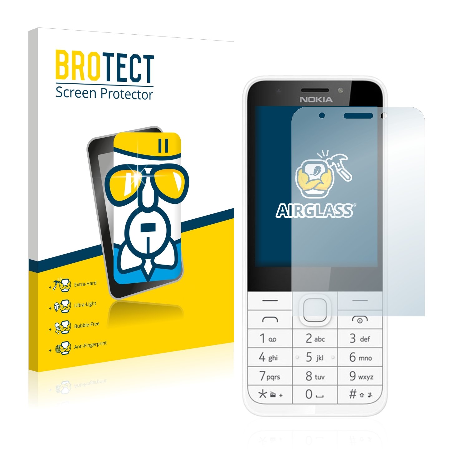 brotect Pellicola Protettiva Vetro per Nokia 3.1 Protezione Schermo