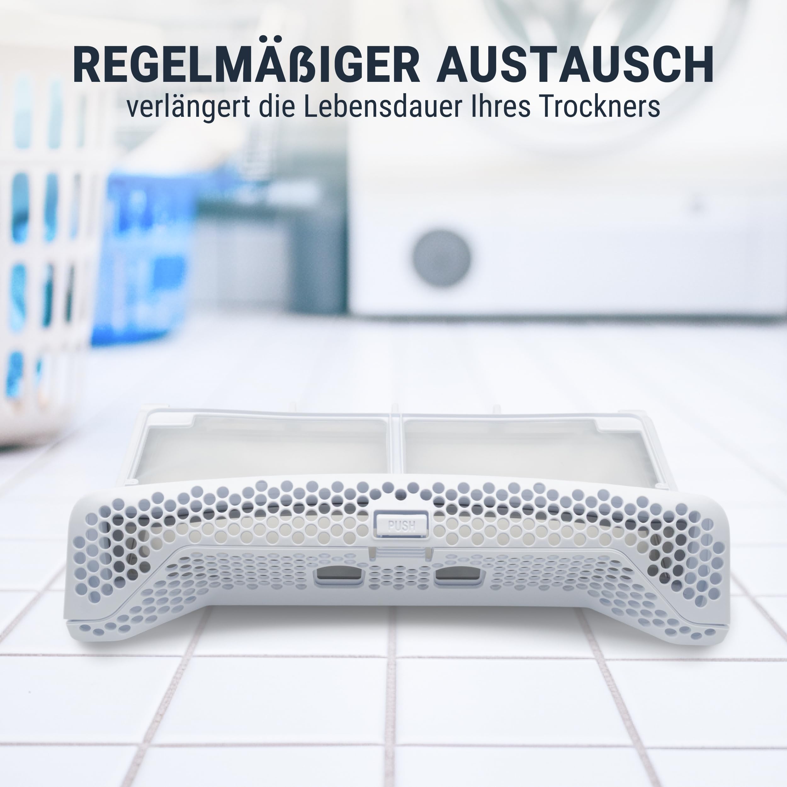 Flusensieb Filtertasche für Trockner Ersatz für AEG Electrolux 8588074539012/8074539019 Waschtrockner Wäschetrockner