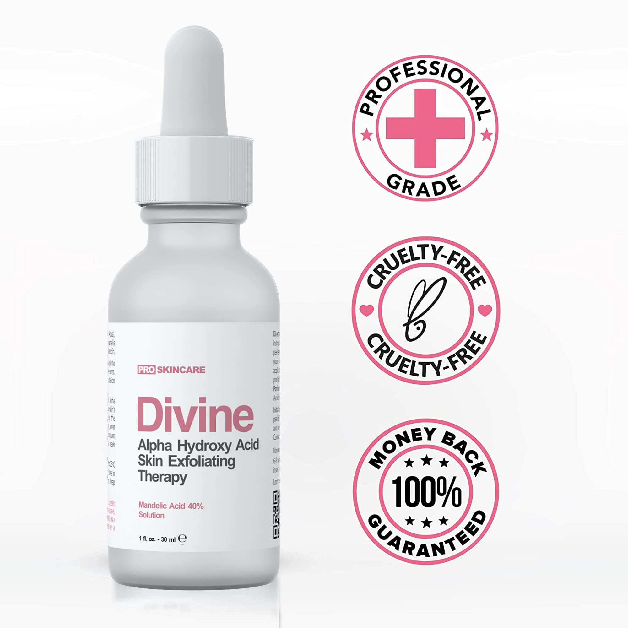 Mandelic Acid Peel 40 Chemical Peel For Rosacea, Cystic Acne