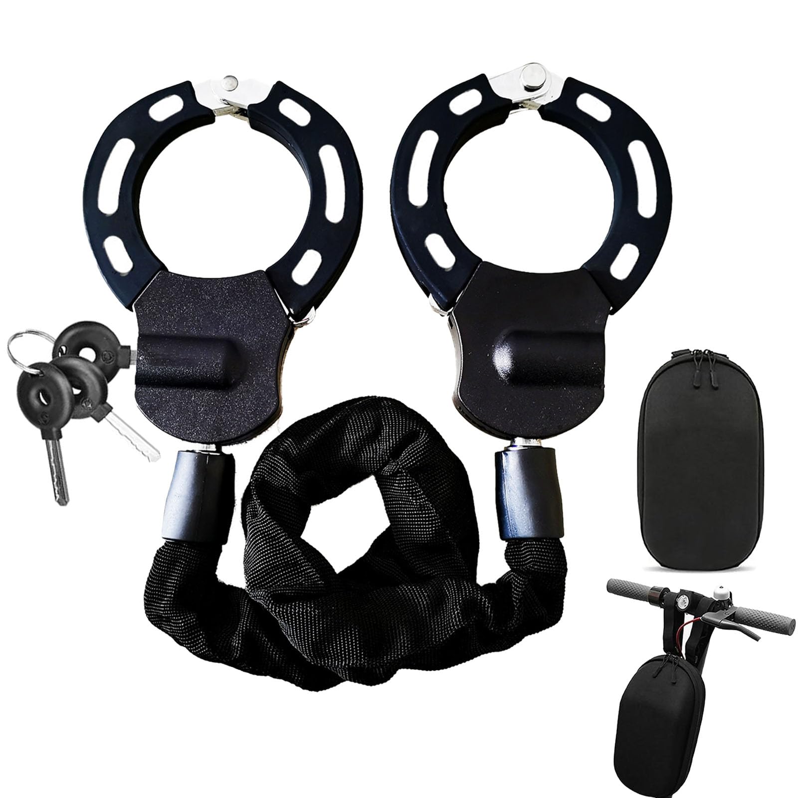 LALATOK Antivol Trotinette Electrique, 120cm X 12mm Vélo Câble Antivol