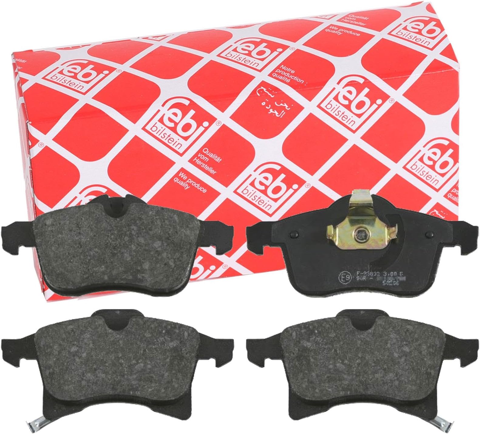 febi bilstein 16491 Brake Pad Set, 1 unit