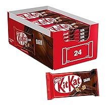KITKAT Dark Wafer ricoperto di Cioccolato Fondente, 24 Snack da 41,5g (996g)