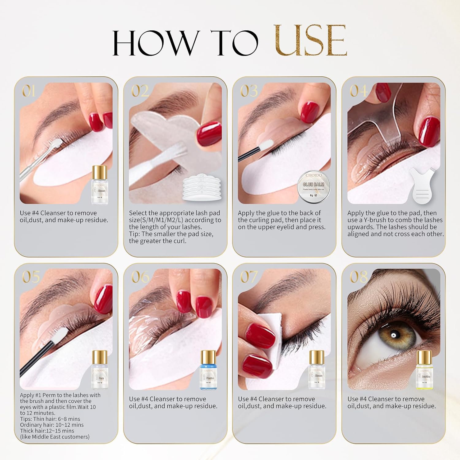 Lash Lift Kit & Eyebrow Lamination Kit - Lash Lift and Tint Kit, 2 in 1 Professional Eyelash Curling Lash Extension and Eyebrow Lift Kit, Lash Lift Easy to Use at Home Diy & Salon, Lasts for 6-8 Weeks