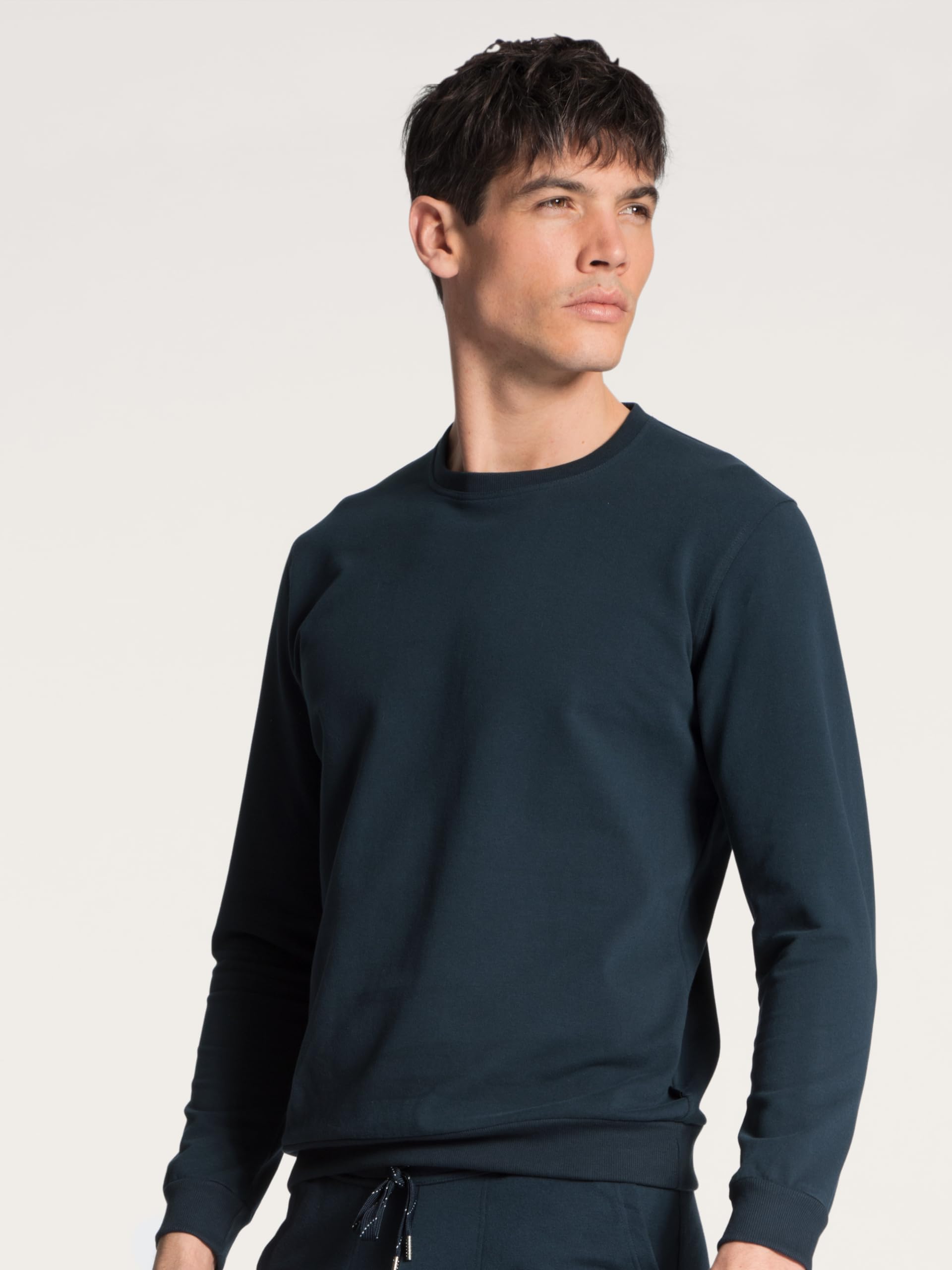 CALIDA Herren Remix Basic Lounge Langarmshirt (1er Pack)