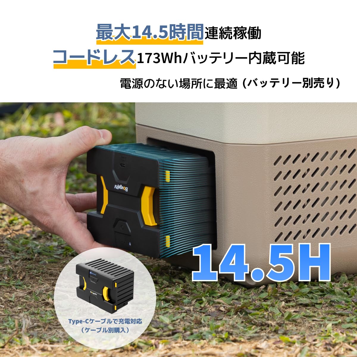 Amazon.co.jp: 【防災認定】【急速冷凍＆バッテリー内蔵可能】BougeRV