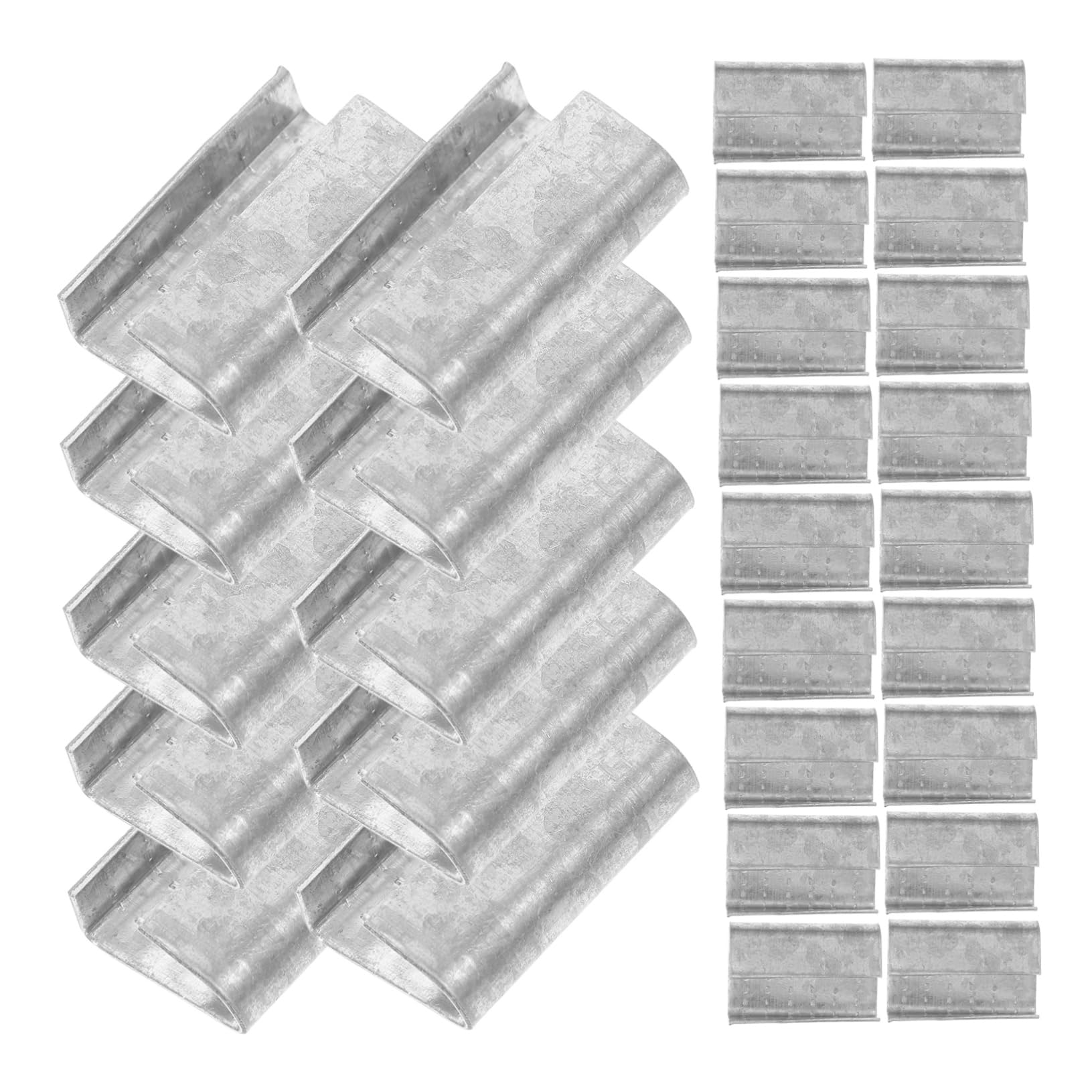 Veemoon Plastic Steel Buckle Packaging Open Seals Seals for Packaging Strap Sturdy Banding Clips Set