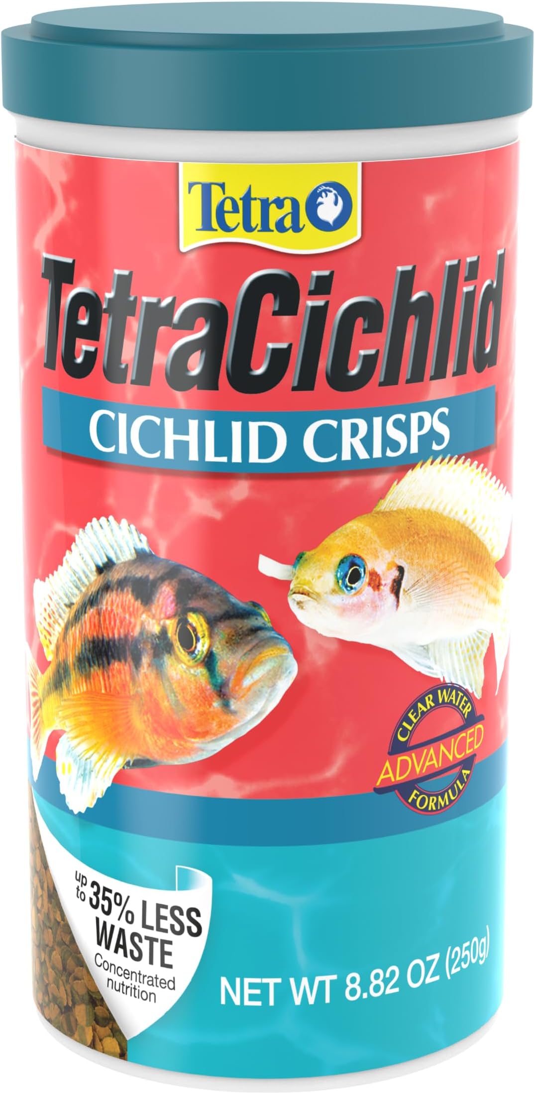 Tetra Cichlid Crisps Fish Food, 8.82 oz