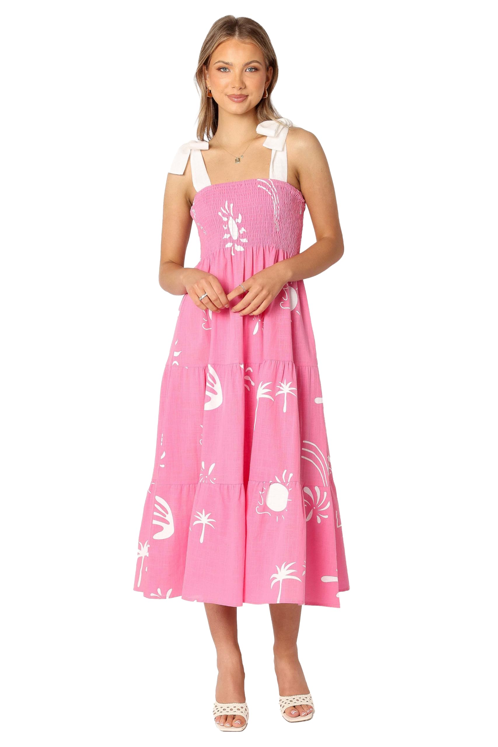 Petal & Pup Women's Sarelle Midi Dress Casual