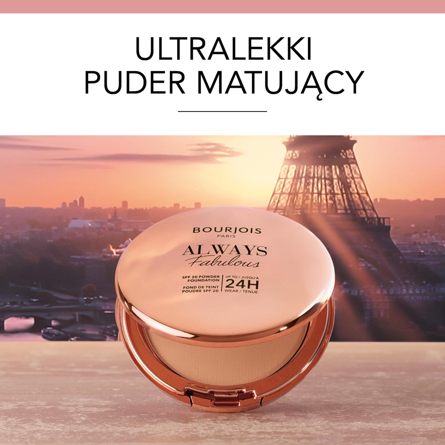 Bourjois Always Fabulous matujący puder z filtrem SPF20 nr 125 Ivory, 7g