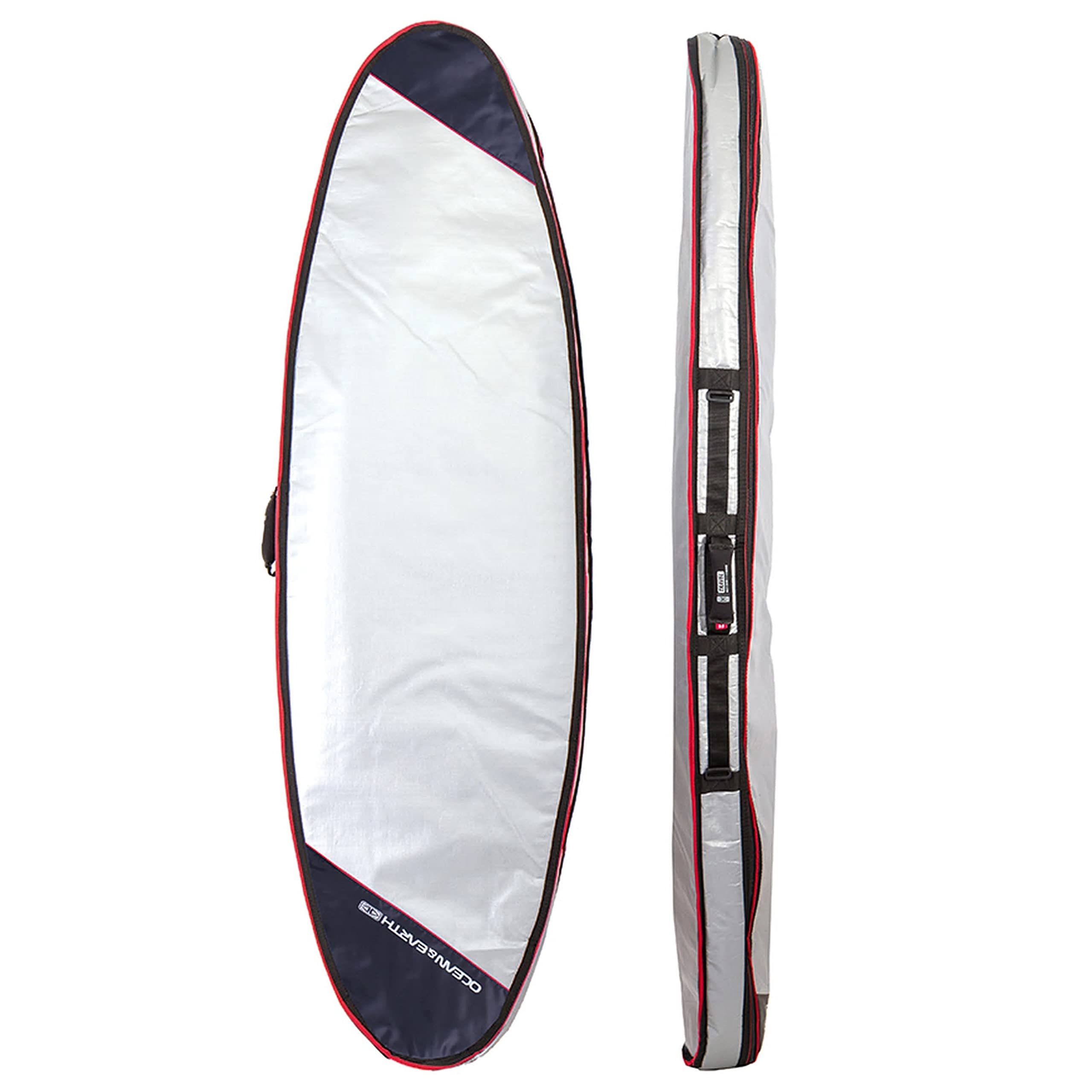 Mar y tierra tabla de surf bolsas – Océano y tierra Barry doble bolsa para tabla de surf, color gris