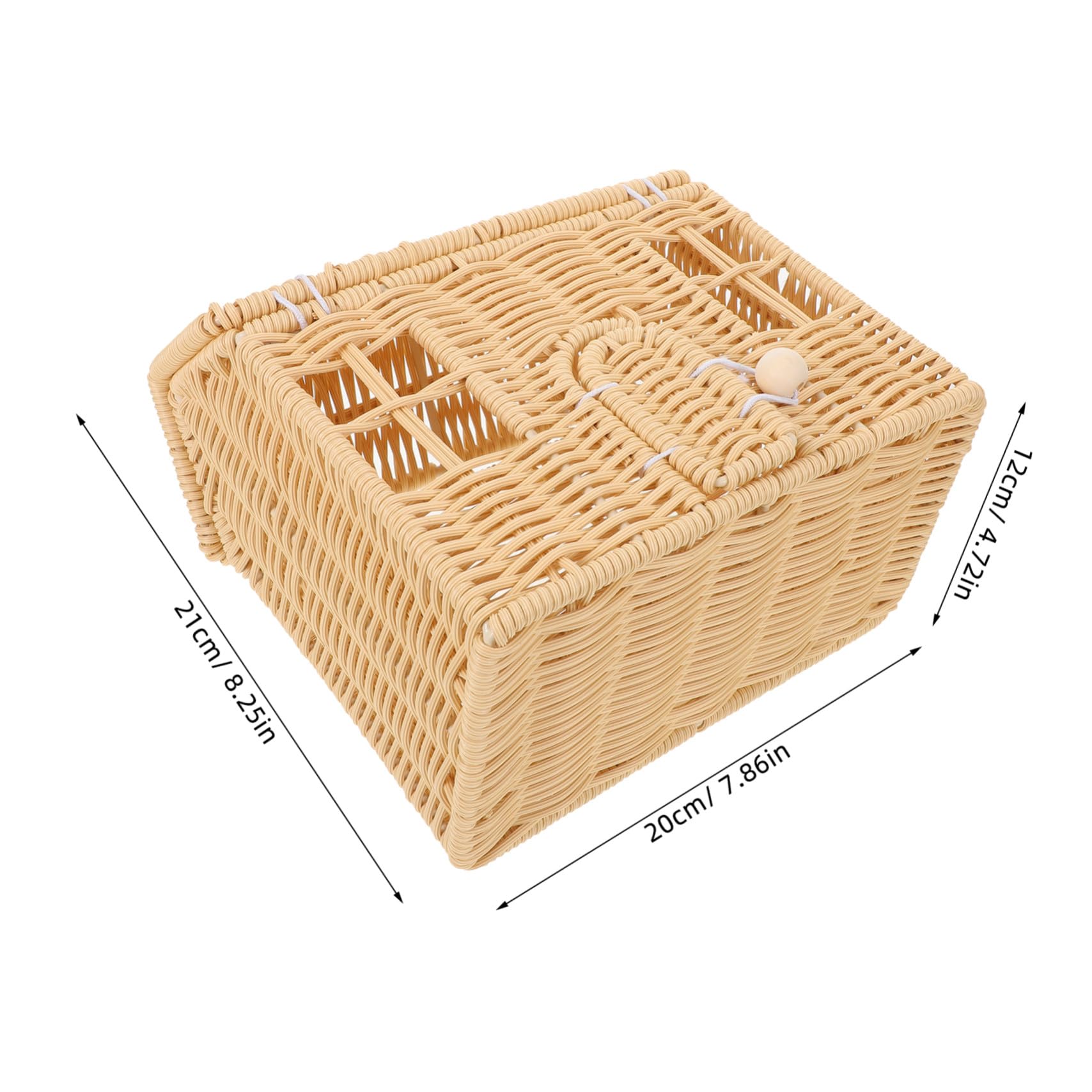 Cesta de Dulces Navideña Tejida con Asa Canasta de Casa Hecha Mano para Dulces Bocadillos y Chocolates para Decorar Fiestas de Navidad